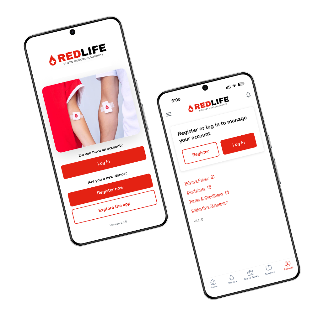 Redlife.pk mobile apps in ios and playstore.